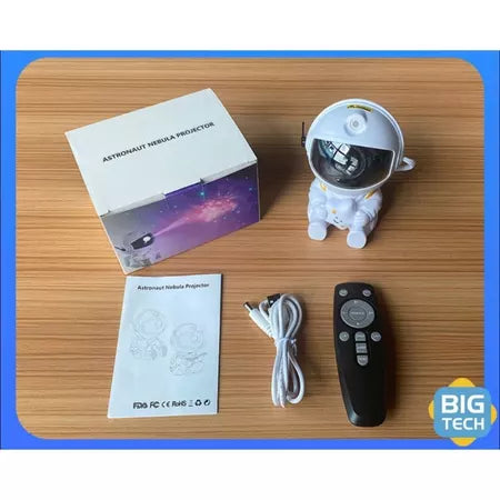 Lampara Proyector Astronauta Galaxy